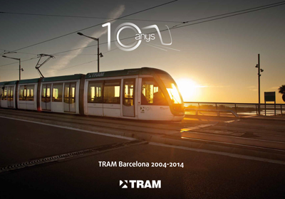 Portada de 10 anys. TRAM Barcelona 2004-2014