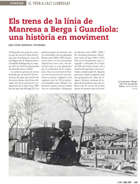 Els trens de la línia de Manresa a Berga i Guardiola